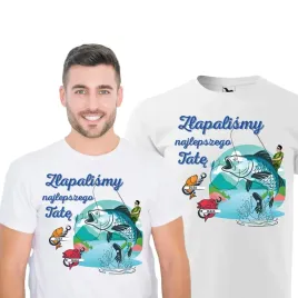 prezent-dla-wedkarza-na-dzien-ojca-koszulka-z-imionami-dzieci-nadruk-l