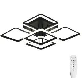 lampa-wiszaca-plafon-led-kwadratowa-czarna-do-salonu-pilot-3-barwy