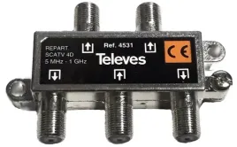 splitter-antenowy-pasywny-1-wejscie-4-wyjscia-5-mhz-1-ghz-7db-televes-4531