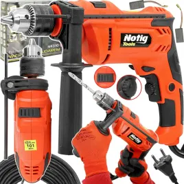 wiertarka-udarowa-z-udarem-900w-regulacja-obrotow-zestaw-walizka-mocna
