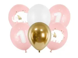partydeco-balony-30-cm-roczek-baby-pink-1op-6szt