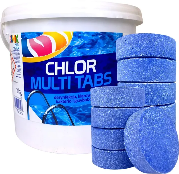 MULTI TABLETKI GAMIX CHLOR TABS 3w1 DO BASENU 3kg