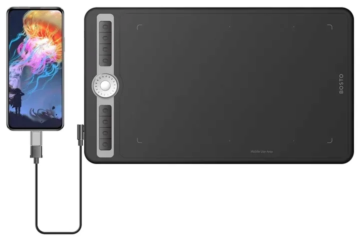 tablet-graficzny-bosto-t1060-pl-oprogramowanie-do-komputera-profesjonalny-stan-nowy