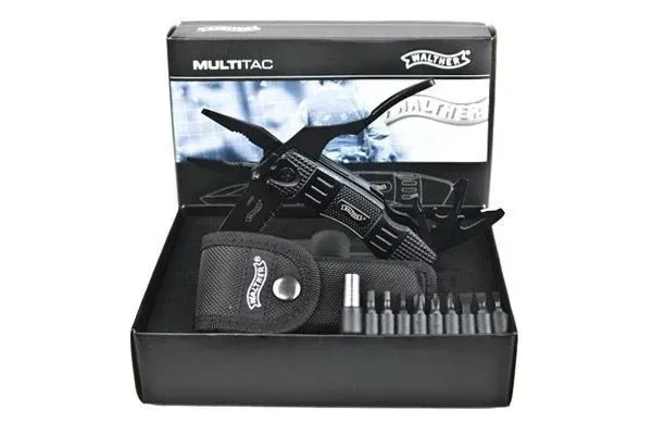 noz-walther-black-multi-tac-5-0718-narzedzia-kombinerki-ostrze-otwieracz-do-kapsli-otwieracz-do-puszek-przecinak-sciagacz-do-izolacji-srubokret-plaski-zbijak-do-szyb