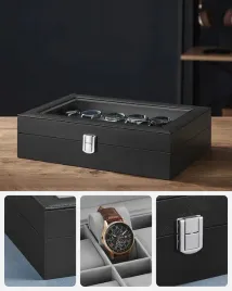 etui-na-zegarki-szkatulka-pudelko-elegancki-organizer-czarny-prezent-12-szt