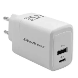 ladowarka-sieciowa-45w-gan-5-20v-1-5-3a-1-x-usb-c-pd-1-x-usb-qc-3-0-biala