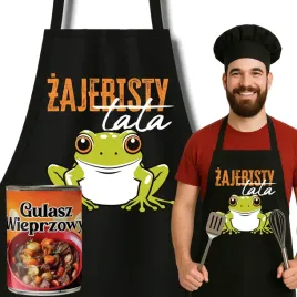 puszka-gulasz-fartuch-czarny-dzien-ojca-prezent-dla-taty-zajebisty-tata