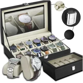 etui-na-zegarki-szkatulka-pudelko-elegancki-organizer-czarny-prezent-12-szt