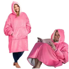 ciepla-bluza-4w1-oversize-kocobluza-z-polaru-rozowa