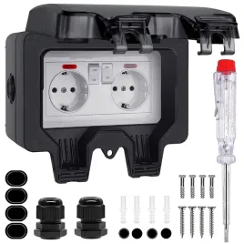 podwojne-gniazdo-ogrodowe-zewnetrzne-wodoszczelne-ip66-akcesoria-gratis