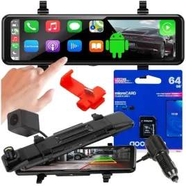 rejestrator-lusterko-1088-kamera-cofania-android-carplay-2k-qhd-karta-64gb
