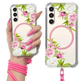 etui-do-samsung-s23-plus-antishock-pink-ring-magsafe-pink-smycz-flower