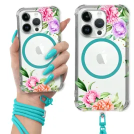 etui-do-iphone-14-pro-antishock-ring-magsafe-turkusowa-smycz-kwiatowe
