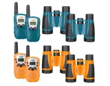 set-con-walkie-talkie-e-binocoli-arancioni-levenhu-stan-nowy