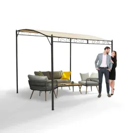 pergola-tarasowa-altana-ogrodowa-25x3-m-bezowa-metalowa-zadaszenie-andros