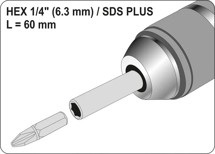 adapter-sds-plus-do-bitow-1-4-waga-z-opakowaniem-0-12-kg