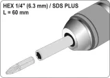 adapter-sds-plus-do-bitow-1-4-waga-z-opakowaniem-0-12-kg