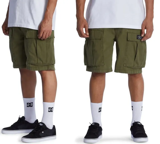 DC SHOES KRÓTKIE SPODENKI MĘSKIE MŁODZIEŻOWE SPORTOWE BOJÓWKI CARGO M