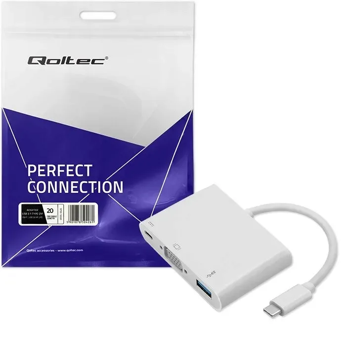 adapter-usb-3-1-typ-c-meski-vga-usb-a-3-1-c-stan-nowy