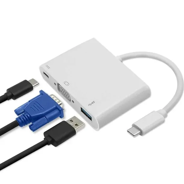 adapter-usb-3-1-typ-c-meski-vga-usb-a-3-1-c-stan-nowy-liczba-portow-3