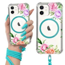 etui-do-iphone-12-mini-antishock-ring-magsafe-turkusowa-smycz-kwiatowe