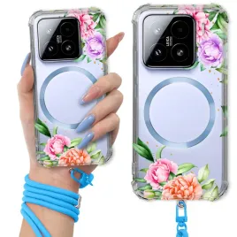 etui-do-xiaomi-15-antishock-ring-magsafe-niebieska-smycz-kwiatowe-wzory