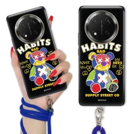 etui-do-honor-magic-7-lite-case-psycho-misie-sznurek-smycz-granatowy-wz