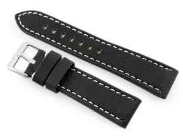 pasek-skorzany-do-zegarka-w48-premium-czarny-biale-24mm