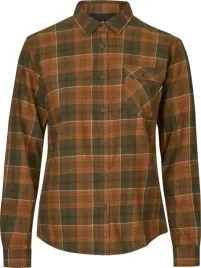 damska-koszula-flanelowa-seeland-skye-braz-grizzly-terracotta-check-xl
