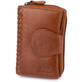 brazowy-portfel-damski-skorzany-pionowy-vintage-plecionka-premium-beltimore