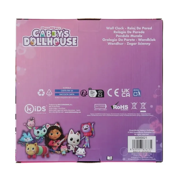 zegar-scienny-koci-domek-gabi-plec-chlopcy-dziewczynki