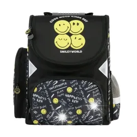 tornister-plecak-szkolny-do-1-klasy-czarny-smiley