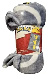 carbotex-flanelowy-koc-kocyk-dzieciecy-pokemon-pikachu-130x160-cm-szary-433