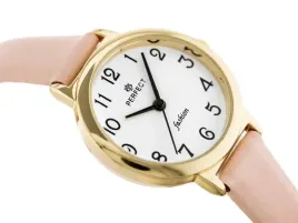 zegarek-damski-perfect-l103-8-skorzany-pasek-biala-tarcza