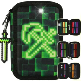 piornik-szkolny-trzykomorowy-z-wyposazeniem-dla-chlopca-pixel