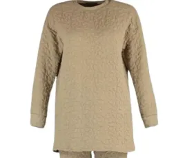 trendyol-bluza-damska-brazowa-ze-wzorem-dlugi-rekaw-l-jsq