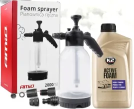 k2-aktywna-piana-1kg-szampon-pianownica-reczna-2l-wstepne-mycie-samochodu