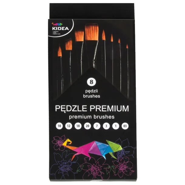 pedzle-premium-8-sztuk-kidea-rodzaj-pedzelki-mieszane-stan-nowy