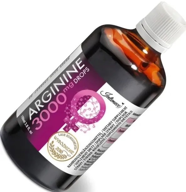 ARGININA 3000 MOCNE PODNIECAJĄCE KROPLE DLA KOBIET POTENCJA LIBIDO 100ML