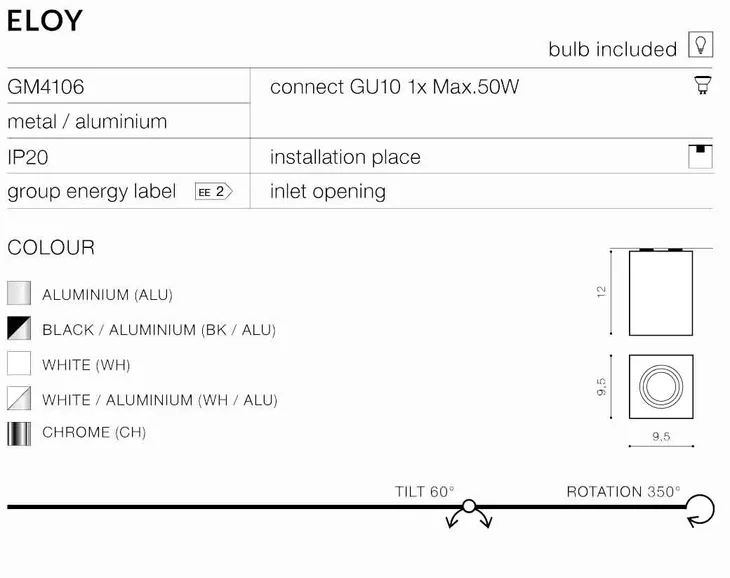 spot-azzardo-eloy-az0929-bialy-ksztalt-kwadratowy