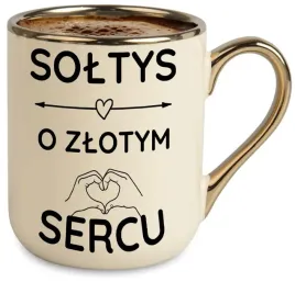 kubek-elegant-bezowy-na-prezent-soltys-o-zlotym-sercu-wzory