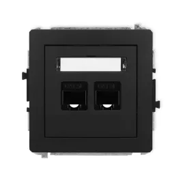 2-x-2-x-gniazdo-komputer-2xrj45-5e-karlik-deco-czarny-mat
