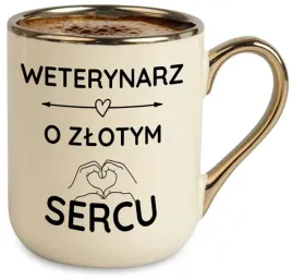 kubek-elegant-bezowy-na-prezent-weterynarz-o-zlotym-sercu-wzory