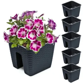5x-skrzynka-doniczka-272-x-272-cm-rattan-antracyt-85-l-porecz-balustrada