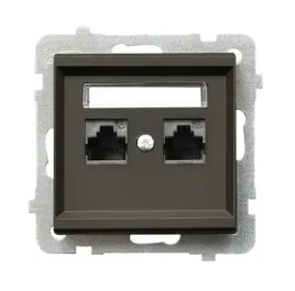 2-x-2-x-gniazdo-komputerowe-rj45-ospel-sonata-czekoladowy