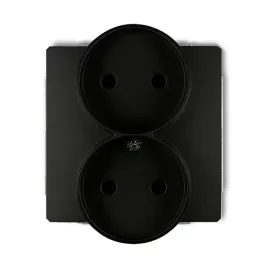 2-x-2-x-gniazdo-podwojne-b-u-karlik-deco-soft-czarny-mat