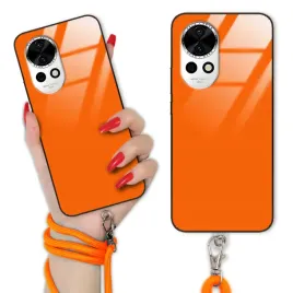 etui-do-huawei-nova-12-crossglam-case-szklane-pomaranczowy-sznurek-trend