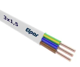 przewod-kabel-plaski-ydyp-3x15mm2-drut-miedziany-w-pvc-bialy-10m