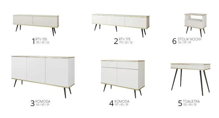 komoda-2-rio-bialy-mat-stan-nowy-kolekcja-rio
