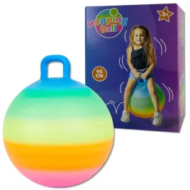 pilka-do-skakania-skaczaca-uchwyt-dla-dzieci-pompowana-duza-45-cm-teczowa
